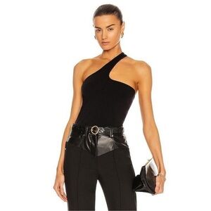 Helmut Lang Black one strap tank